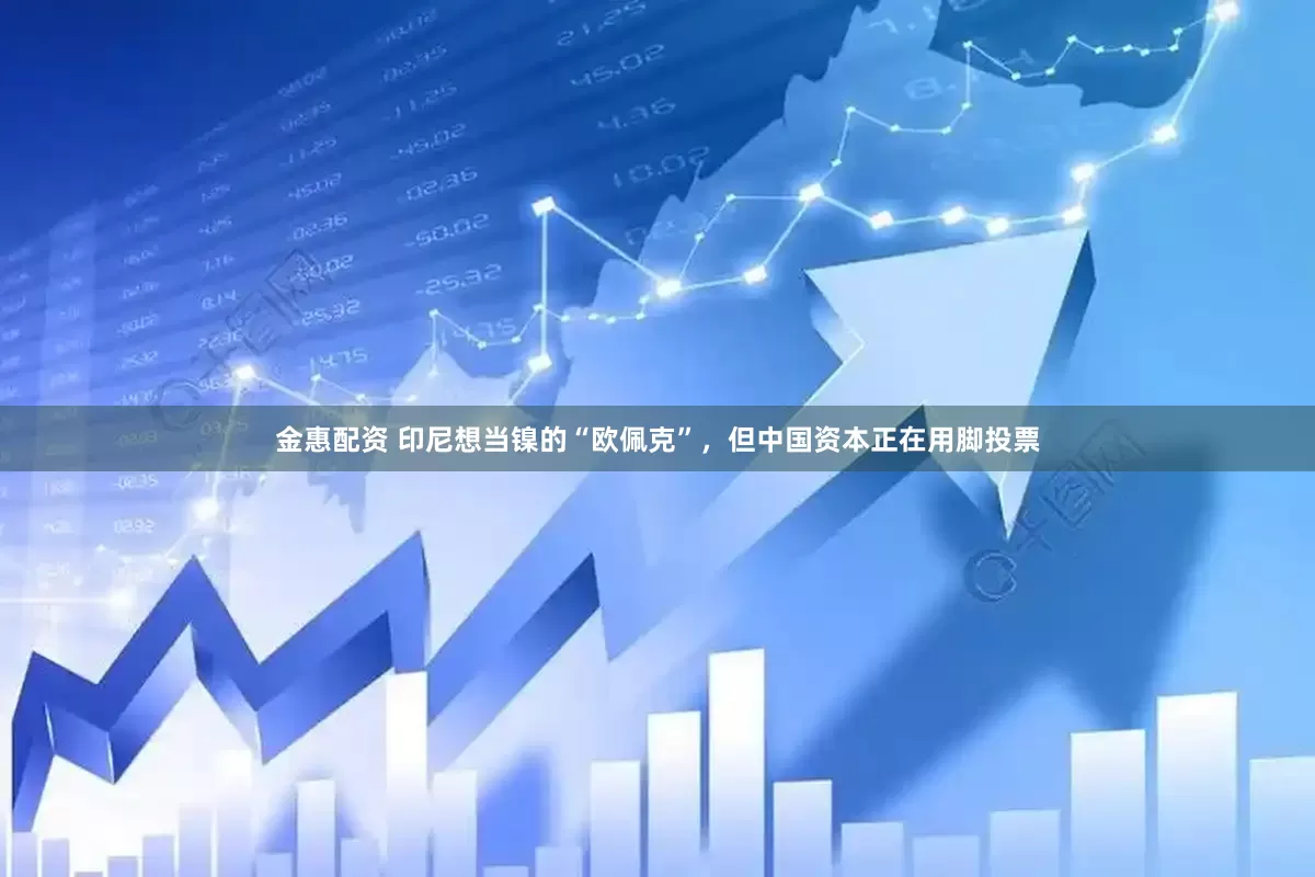 金惠配资 印尼想当镍的“欧佩克”，但中国资本正在用脚投票